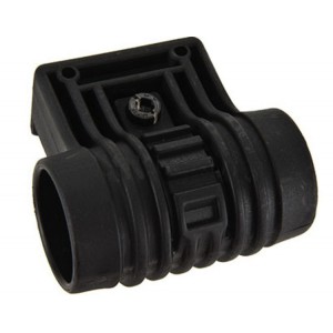 Tactical 1" Flashlight Mount For Rail - Black [Element]